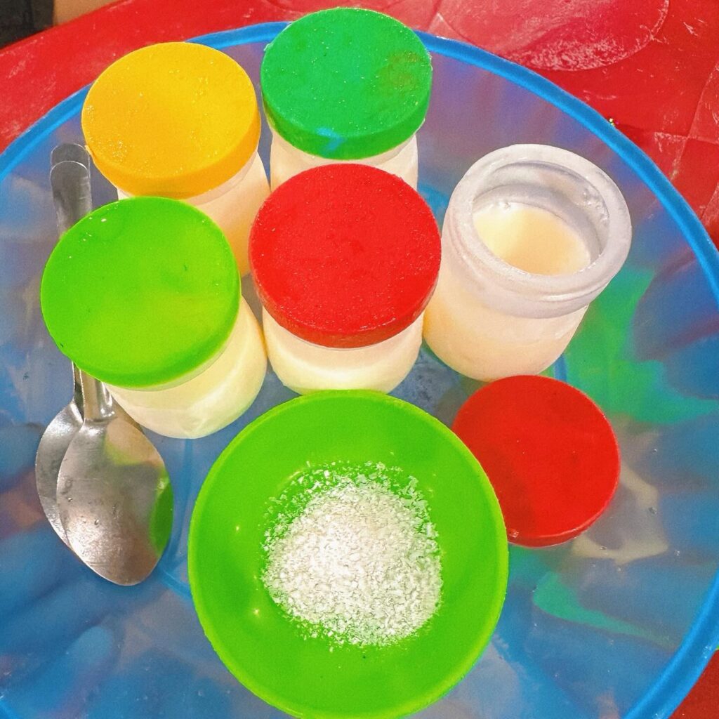 Must-tru salted yogurt at Tran Thi Ly street food zone